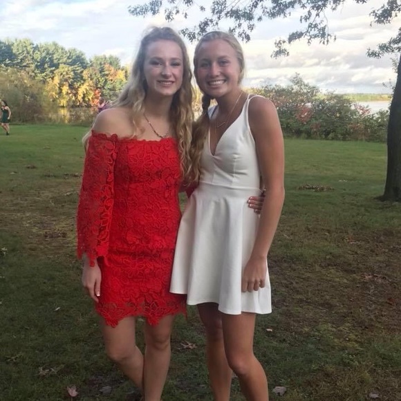 Free people off the shoulder formal dress - Picture 2 of 4